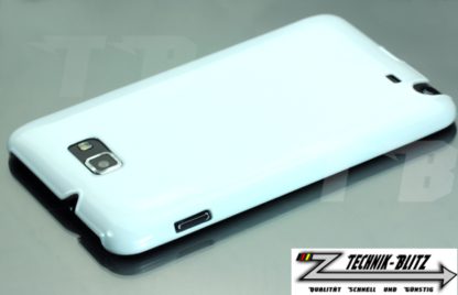 Weiße Schutzhülle für Samsung Galaxy Note N7000 Hardcover