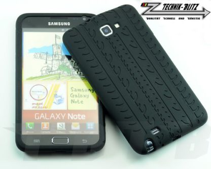 Silikonhülle für Samsung Galaxy Note N7000 im Reifendesign