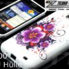 Orchidee Schutz-Hülle Weiß für Samsung Galaxy S2 i9100