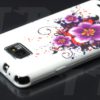 Orchidee Schutz-Hülle Weiß für Samsung Galaxy S2 i9100 – Bild 2