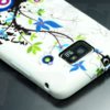 Pflanzen Design Schutz-Hülle Weiß für Samsung Galaxy S2 i9100 – Bild 2