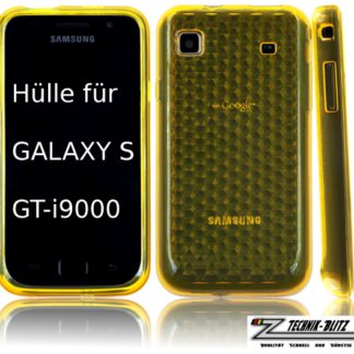 S1 Diamant Schutzhülle für Galaxy S i9000 Gelb