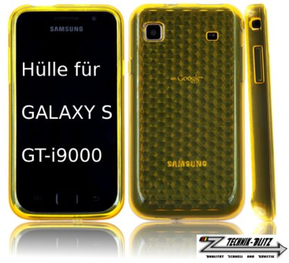 S1 Diamant Schutzhülle für Galaxy S i9000 Gelb