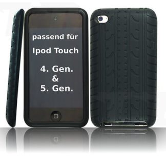 Ipod Touch 4. Generation Hülle Silikon Schwarz