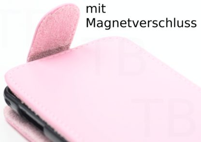 Leder Schutzhülle Rosa Magnetverschluss Galaxy S2