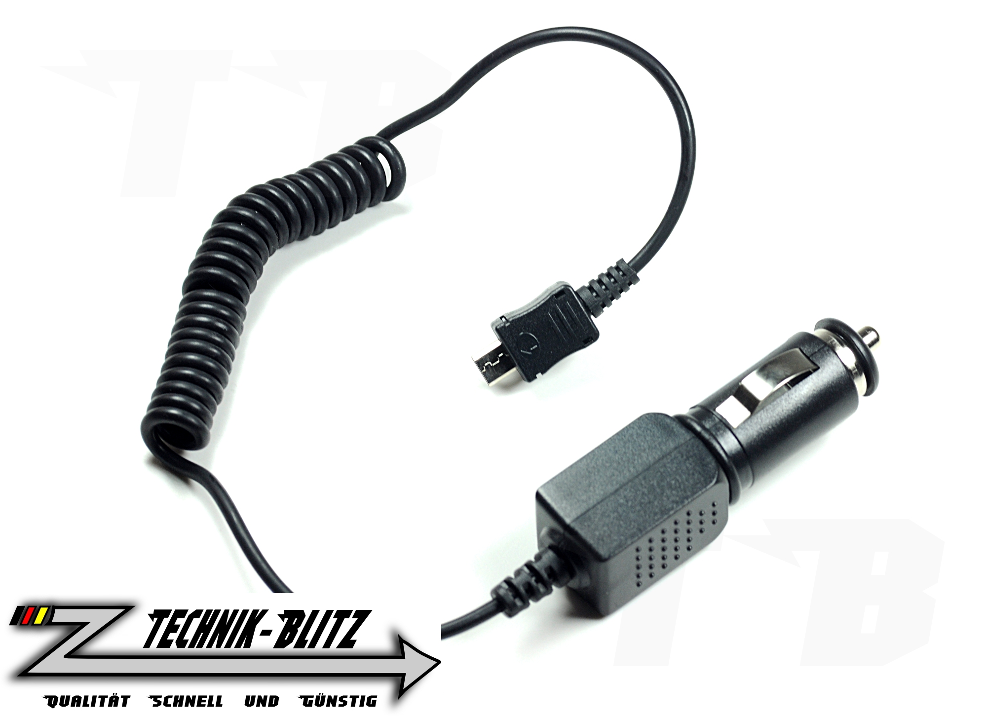 KFZ Micro USB Ladekabel Zigarettenanzünder im Auto / LKW • Technik