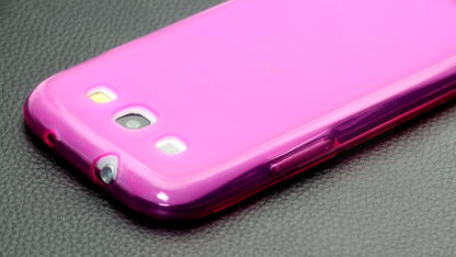 S3 Schutzhülle Pink Silikon Neon
