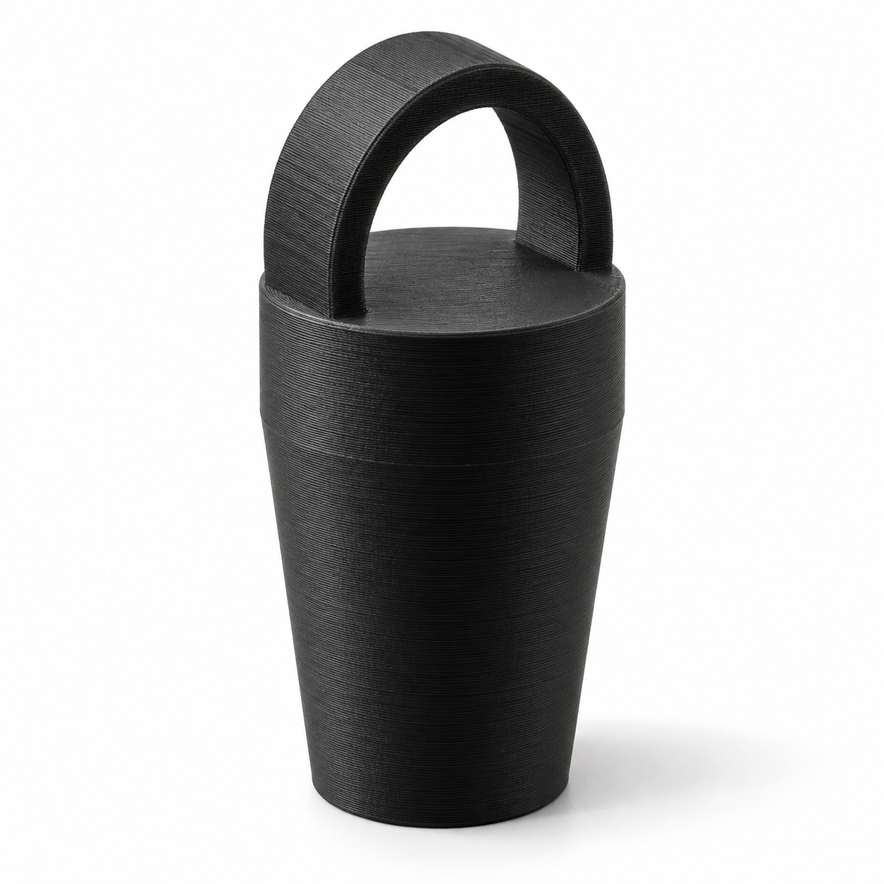 TPU-Stöpsel für BOXIO TOILET mit Ringgriff – Schwarz